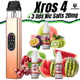 Pod XROS 4 Vaporesso + 3 uds Nic Salts 10ml 20mg