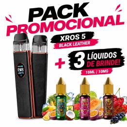 Pod XROS 5 (Black Leather) + 3 uds Nic Salts 10ml 20mg