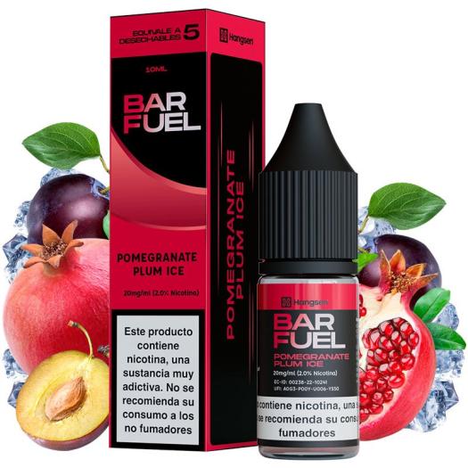 Pomegranate Plum Ice 10ml 20mg - Bar Fuel by Hangsen - Líquido con SALES DE NICOTINA
