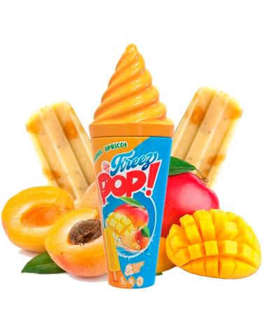 Pop Mango Apricot 50ml - Freez Pop + Nicokit Gratis