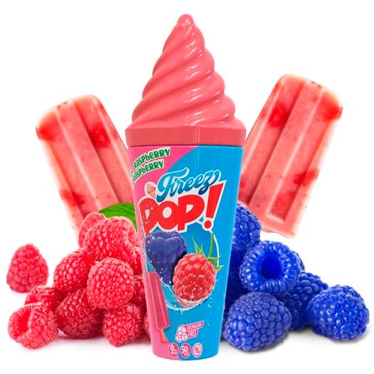 Pop Raspberry Blue Rapsberry 50ml - Freez Pop + Nicokit Gratis