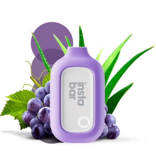 Puff Aloe Grape 5000Puff - 12ml - Insta Bar - SEM NICOTINA
