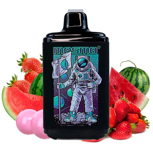 Puff Sub Ohm Strawberry Watermelon Bubblegum 9000 Puff - SEM NICOTINA - Mosmo