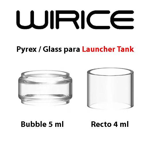 Pyrex / Glass para Launcher Tank - Bubble 5 ml y Recto 4 ml – Wirice Pyrex