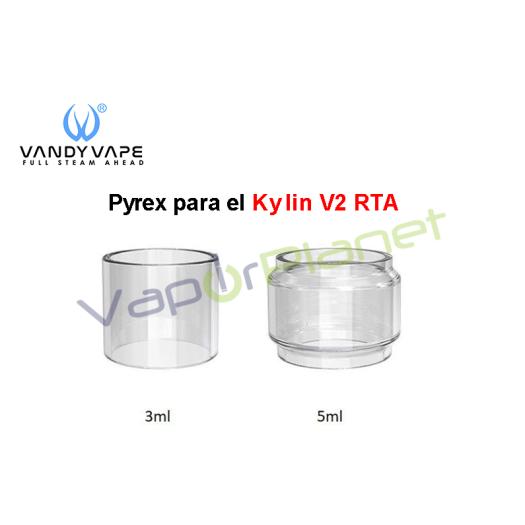 Pyrex para Kylin V2 – Vandy Vape