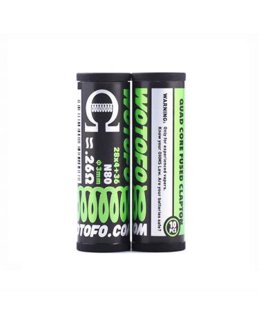 Quad Core Fused Clapton Coils 0,26 ohms 10 Uds - Wotofo