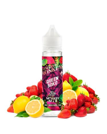 QUEEN SOKO – 12 Monkeys Vapor Co. 50ml + Nicokit Gratis – Líquidos para Vapear