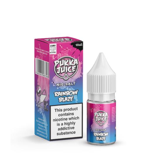 RAINBOW BLAZE - Pukka Juice Salts 10 ml - 10mg y 20mg - Líquido con SALES DE NICOTINA