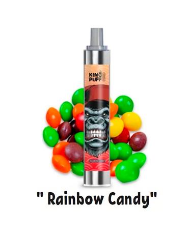 RAINBOW CANDY 4000 PUFFS - SEM NICOTINA - KING PUFF