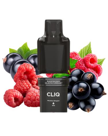 RASPBERRY BLACKCURRANT Cliq 15000 Puff - Cartucho 2+10ml 20mg