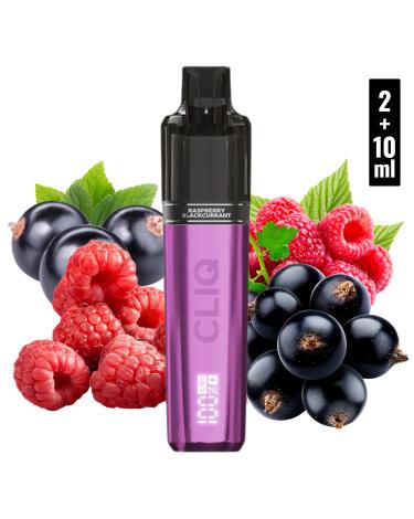 RASPBERRY BLACKCURRANT Descartável 2+10ml Cliq 15000 Puffs - 20 mg - AVM
