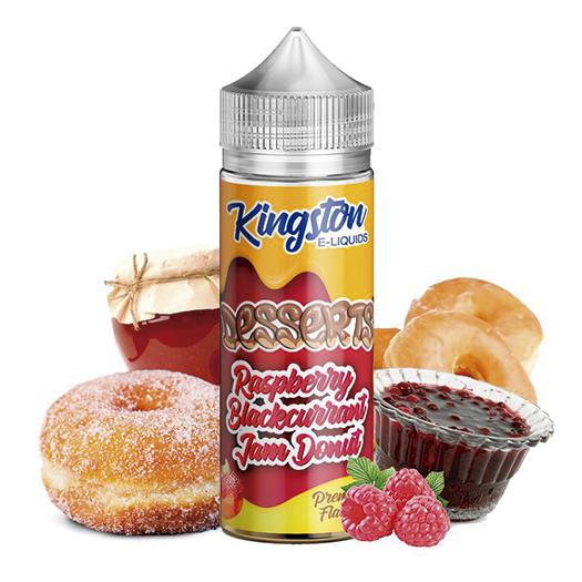 Raspberry Blackcurrant Jam Donut - Kingston E-liquids 100ml + Nicokits Gratis