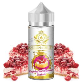 Raspberry & Strawberry Shortcake 100ml + Nicokits Gratis - Queen Of The Drips