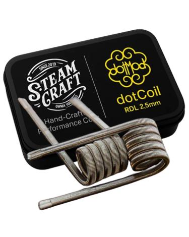 RDL Dual-Core Fused Clapton NI80 0.32Ω (2pcs) - Dotmod x Steam Craft