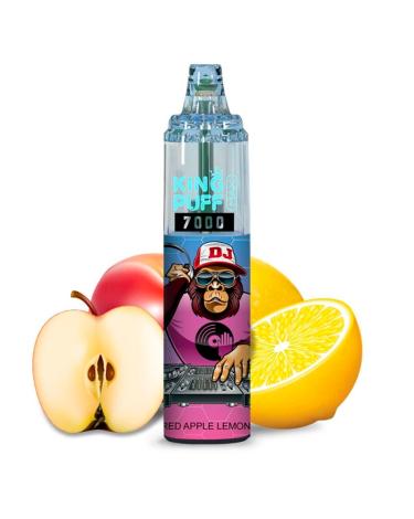 Red Apple Lemon 7000 puffs - KING PUFF v2 - SEM NICOTINA