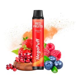 Red Fruits MegaPuff – 3000 PUFF – Descartável SEM NICOTINA