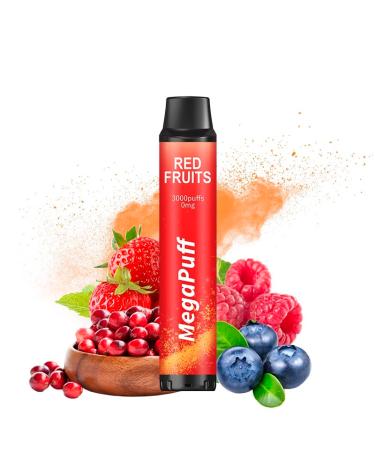 Red Fruits MegaPuff – 3000 PUFF – Descartável SEM NICOTINA