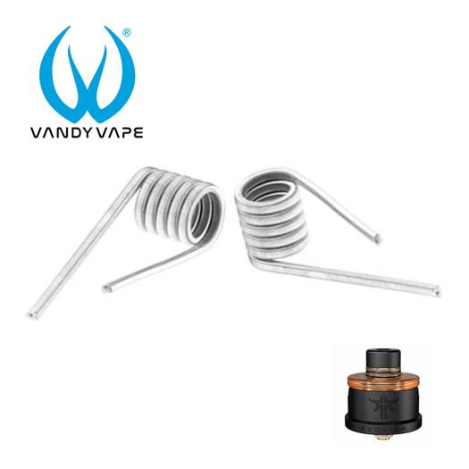Requiem Fused Clapton Ni80 27GA*2+40GA - 0.26Ω (10 Uds) - Vandy Vape