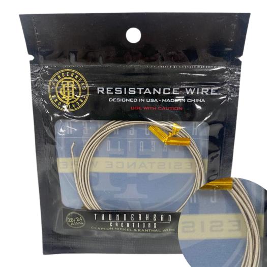 Resistance Wire Clapton Nickel & Kanthal Wire 28/24 AGW - Thunderhead Creations