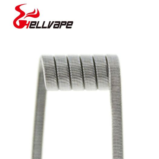 Resistencia Quad Core Fused Clapton Ni80 (10pcs) - Hellvape Coils