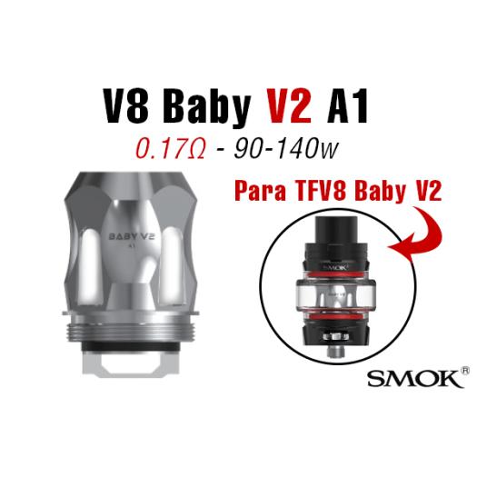 Resistencias Baby V2 A1 TFV8 V2 / TFV Mini V2 – TFV8 Baby V2 Coils Resistencias Baby V2 A1 TFV8 V2 / TFV Mini V2 – TFV8 Baby V2 Coils
