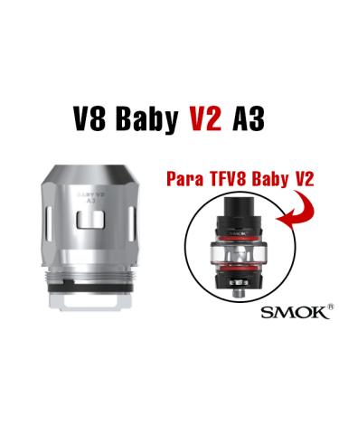 Resistencias Baby V2 A3 TFV8 V2 / TFV Mini V2 – TFV8 Baby V2 Coils