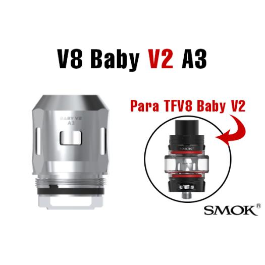 Resistencias Baby V2 A3 TFV8 V2 / TFV Mini V2 – TFV8 Baby V2 Coils Resistencias Baby V2 A3 TFV8 V2 / TFV Mini V2 – TFV8 Baby V2 Coils