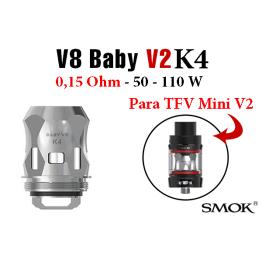 Resistencias Baby V2 K4 TFV8 V2 / TFV Mini V2 – TFV8 Baby V2 Coils