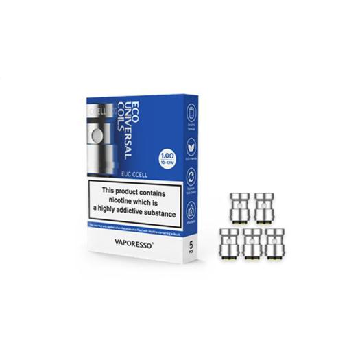 Resistencias EUC CCELL 1,0 Ohm – Vaporesso Resistencias EUC CCELL 1,0 Ohm – Vaporesso