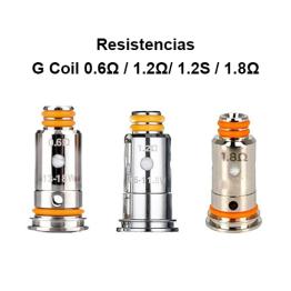 Resistencias G Coil 0.6Ω / 1.2Ω/ 1.2S / 1.8Ω - Geekvape