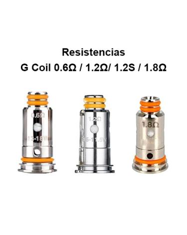 Resistencias G Coil 0.6Ω / 1.2Ω/ 1.2S / 1.8Ω - Geekvape