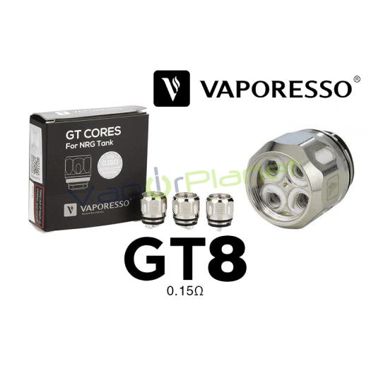 Resistências GT8 0.15 ohms – Vaporesso