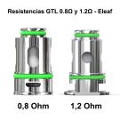 Resistores GTL 0,4Ω - 0,8Ω e 1,2Ω - Bobina Eleaf