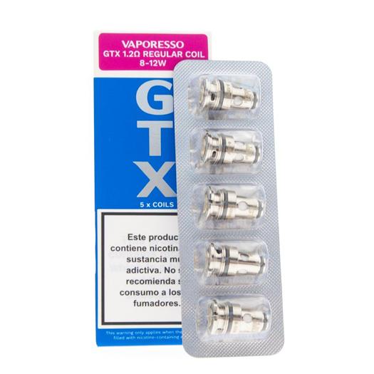 Resistencias GTX Regular 1,2 ohm - Vaporesso