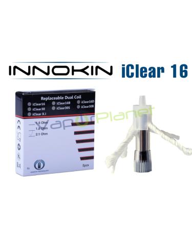 Resistências Iclear 16 Dual Coil – Innokin Coil