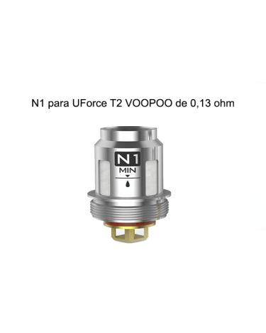 Resistores N1 para UForce T2 VOOPOO 0,13 ohm – Bobina Voopoo
