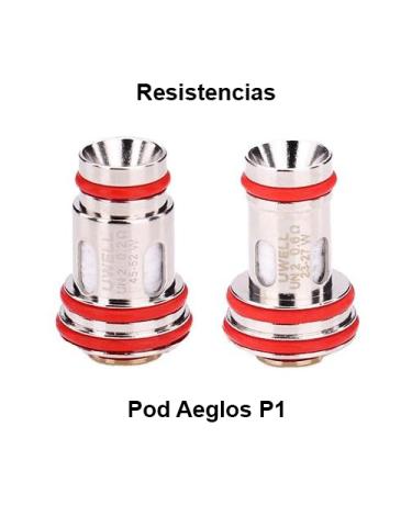 Resistencias para Pod Aeglos P1 - Uwell Coils