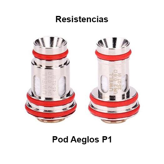 Resistencias para Pod Aeglos P1 - Uwell Coils