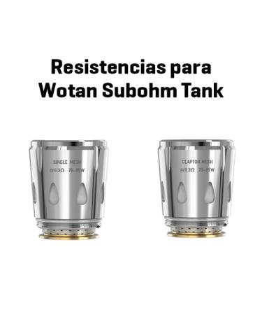 Resistencias para Wotan Subohm Tank 26 mm - Damn Vape