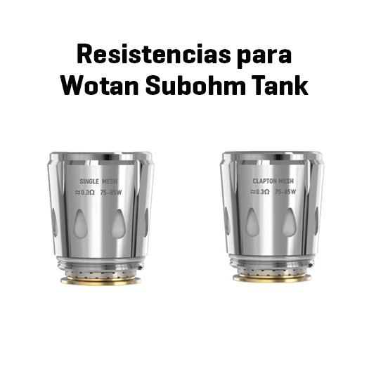 Resistencias para Wotan Subohm Tank 26 mm - Damn Vape