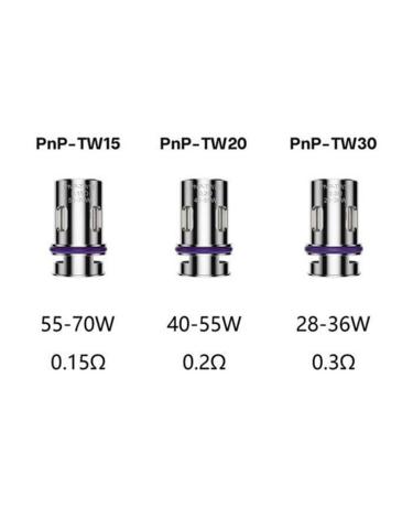 Resistencias PnP TW15 - TW20 - TW30 – Voopoo Coil