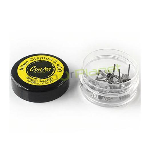 Resistências Pré-fabricadas Alien Clapton 0.45Ω CoilART (10uds)