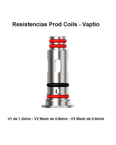 Resistencias Prod Coils - Vaptio