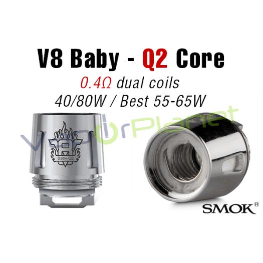 Resistencias Q2 0.4 Ohm TFV8 Baby