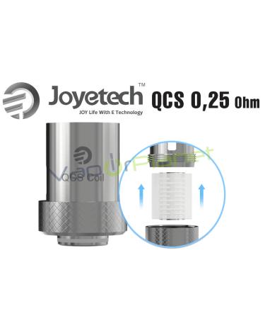 Resistências QCS 0,25 Ohm – Joyetech Coils