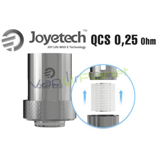 Resistências QCS 0,25 Ohm – Joyetech Coils