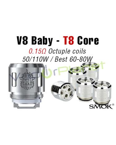 Resistências T8 TFV8 Baby - TFV8 Baby T8 Coils