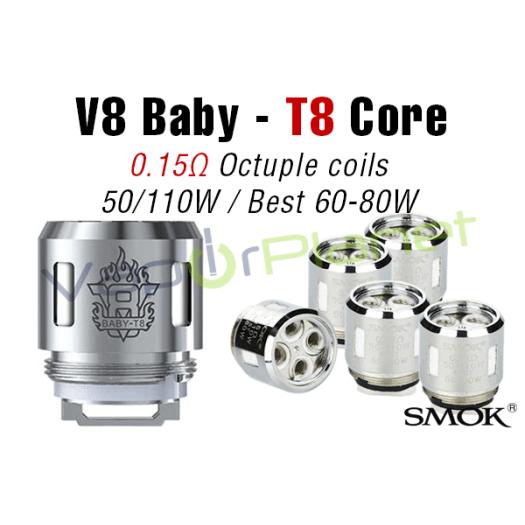 Resistências T8 TFV8 Baby - TFV8 Baby T8 Coils