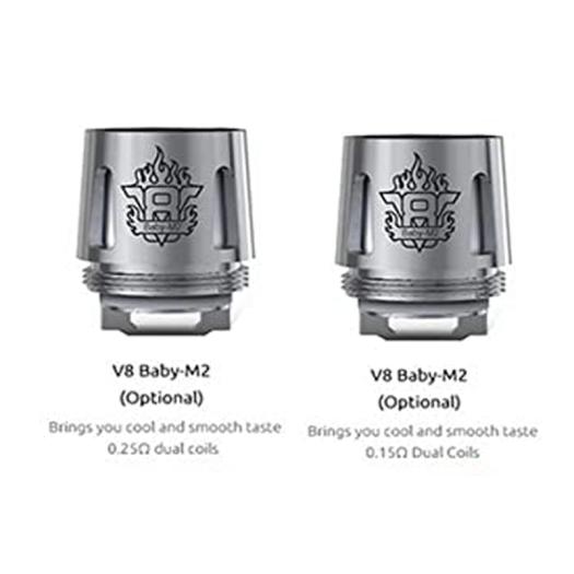 Resistencias TFV8 Baby M2 0.15 Ohm y 0.25 Ohm Resistencias TFV8 Baby M2 0.15 Ohm y 0.25 Ohm