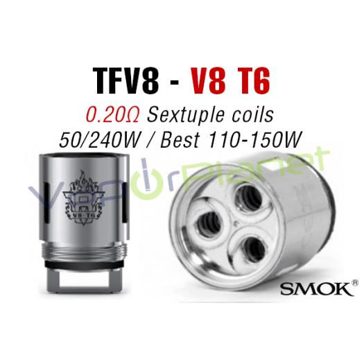 Resistências V8 T6 TFV8 - TFV8 V8-T6 Coils